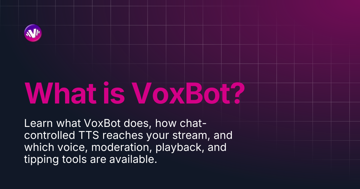 What is VoxBot | VoxBot Docs